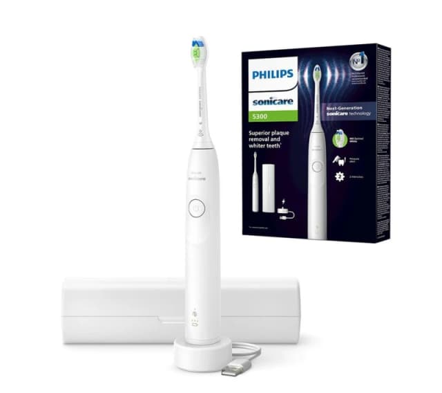 PHILIPS Sonicare Series 5300 HX7108/02 Electric Toothbrush - White 8720689023009