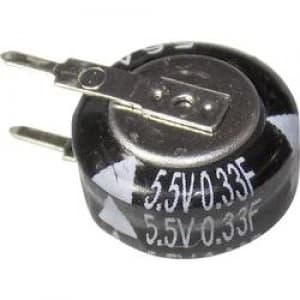 Panasonic EECS0HD334V 0.33F 5.5V 10.5mm x 5.5mm Goldcap Capacitor