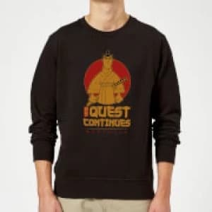 Samurai Jack My Quest Continues Sweatshirt - Black