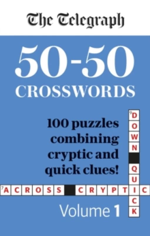 The Telegraph 50-50 Crosswords Volume 1 Paperback / softback