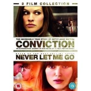Conviction/Never Let Me Go Double Pack DVD