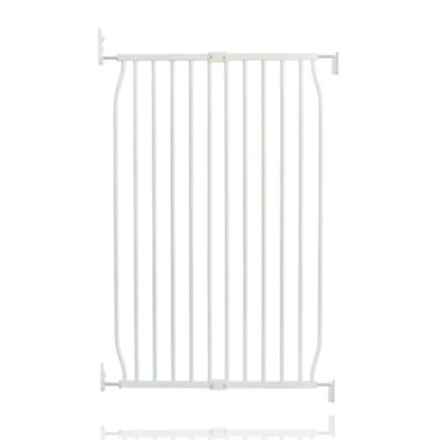 Bettacare Extra Tall Eco Screw Fit Pet Gate, White, 70Cm - 80Cm, Extra Tall Gate 100Cm In Height,screw Fitted Dog Gate