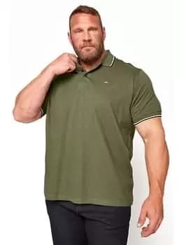 BadRhino Essential Tipping Polo Shirt - Khaki, Size 1Xl, Men
