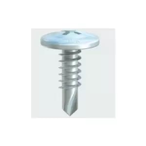 Timco - 00016WHSD Wafer Head Self Drill Screw PH2 BZP 4.2 x 16mm Box of 1000