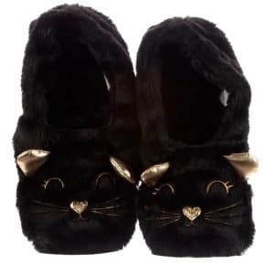 Unisex Feline Fine Cat Toesties Heat Pack Slippers (One Size)