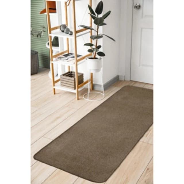 Melrose Relay Classic Mixed Fibres Latte Large Indoor Area Runner Rug 060/250Cm