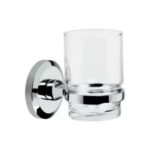 Solo Chrome Wall Mounted Tumbler Holder - so-hold-c - Chrome - Bristan