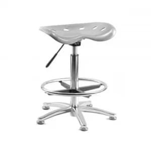 Teknik Office Tek Draughter Stool Silver