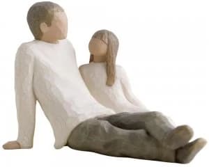 Willow Tree Father and Daughter Figurine