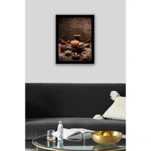 SC0230 Multicolor Decorative Framed MDF Painting
