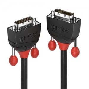 Lindy 36252 DVI cable 2m DVI-D Black