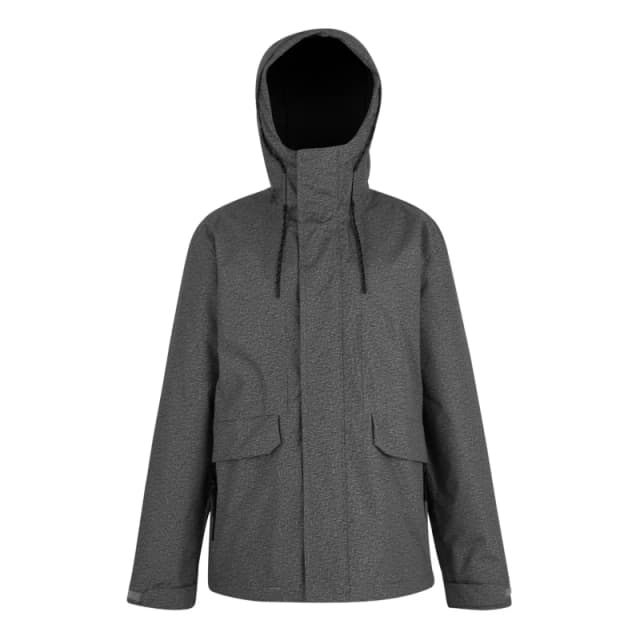 Regatta Regatta Men Sterlings Hooded Waterproof Breathable Insulated Jacket in Grey Size: Small Grey S Male 5063516101529