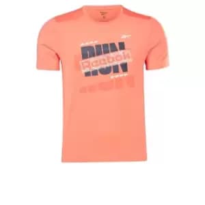 Reebok Running Activchill Athlete T-Shirt Mens - Red