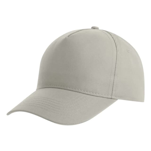 Atlantis Atlantis Men Recy Five Polyester Baseball Cap in Grey Grey One Size Male 5063107765536
