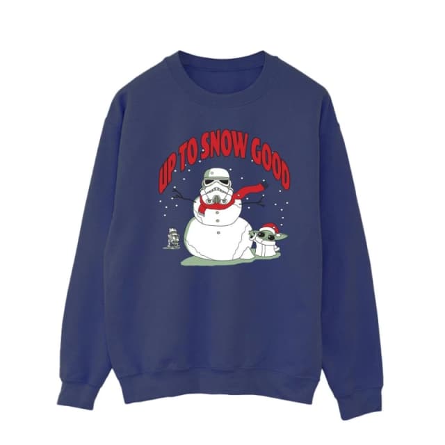Star Wars Star Wars Men Up To Snow Good Sweatshirt in Navy Size: Small Navy S Male 5063376852753