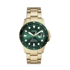 Fossil Green And Gold 'Fb - 01 Sports Watch - FS5658