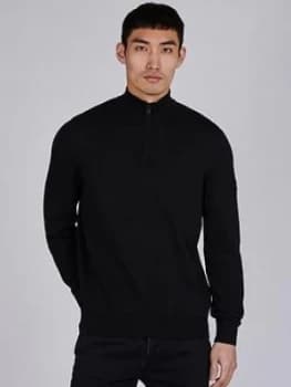 Barbour International Half Zip Knitted Jumper