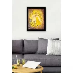 SC0281 Multicolor Decorative Framed MDF Painting