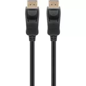 Goobay 1.4 8K Ultra HD DisplayPort Cable - 1m - Black
