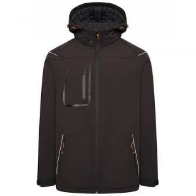 JCB JCB Trade Hoodedoftshell Black S D-ML-S