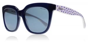 Ralph RA5213 Sunglasses Dark Blue / White 316280 55mm