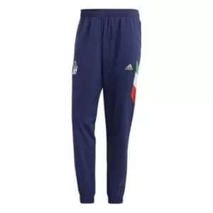 adidas Italy Icon Retro Tracksuit Bottoms Mens - Blue
