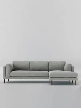 Swoon Munich Fabric Right Hand Corner Sofa - Soft Wool