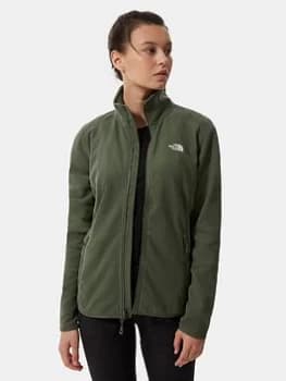 The North Face 100 Glacier Full Zip - Khaki Size M Women
