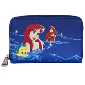 Loungefly Disney The Little Mermaid Ariel Fireworks Zip Around Wallet