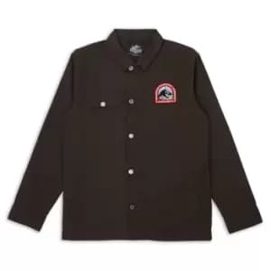 Jurassic World DTIA Ranger Embroidered Unisex Utility Shacket - Khaki - XS