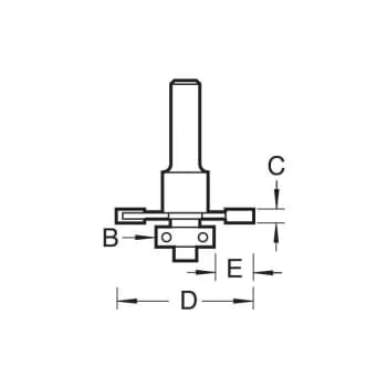 Trend - C143X1/4 SLOTTING 3.2MM CUT