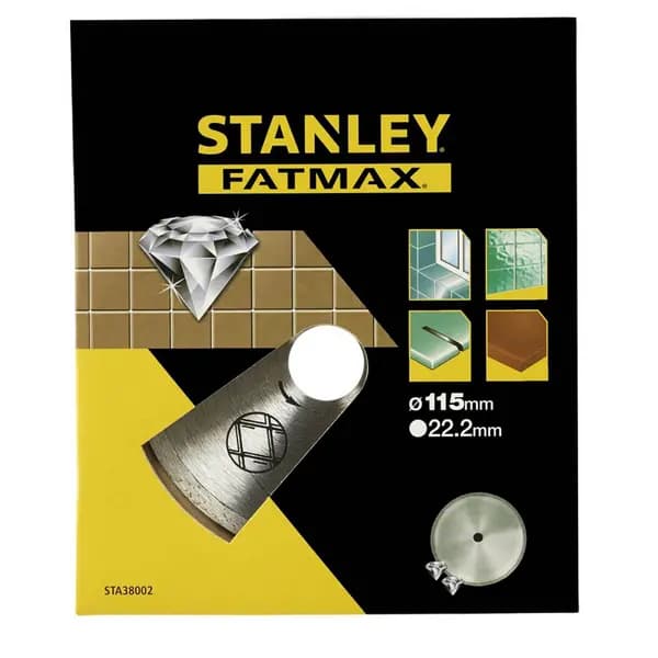 Stanley Fatmax Diamond Disc 115mm Cont Rim - STA38002-XJ