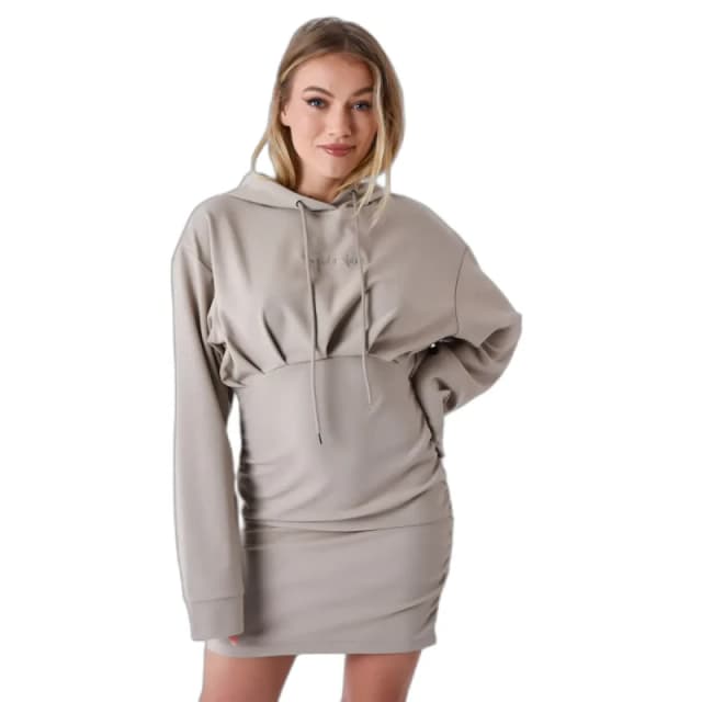 Project X Paris Womens hoodie dress Project X Paris Beige Female XS