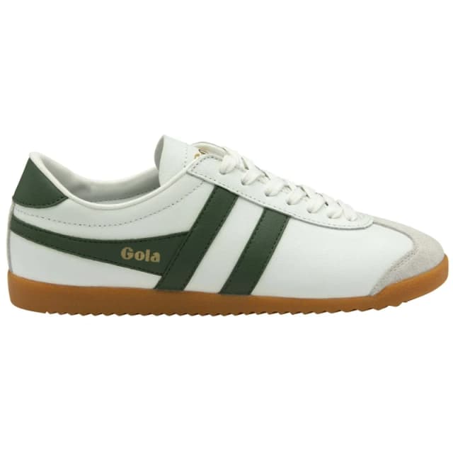 Gola Bullet Leather Trainers white/green Women 36 (3.5);40 (6.5);39 (5.5 to 6);38 (5);37 (4)