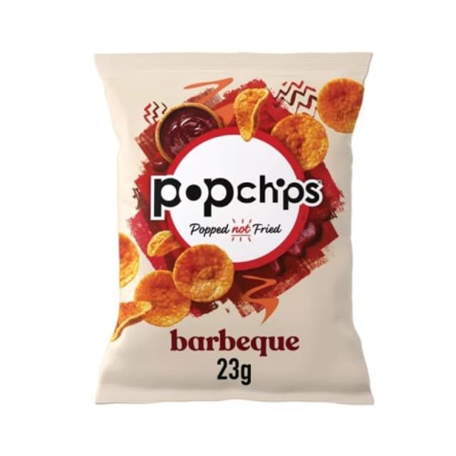 Popchips Barbeque Crisps 23g (24 Pack) 701429