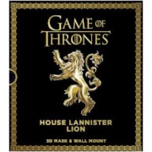 Game of Thrones House Lannister Lion 3D Mask