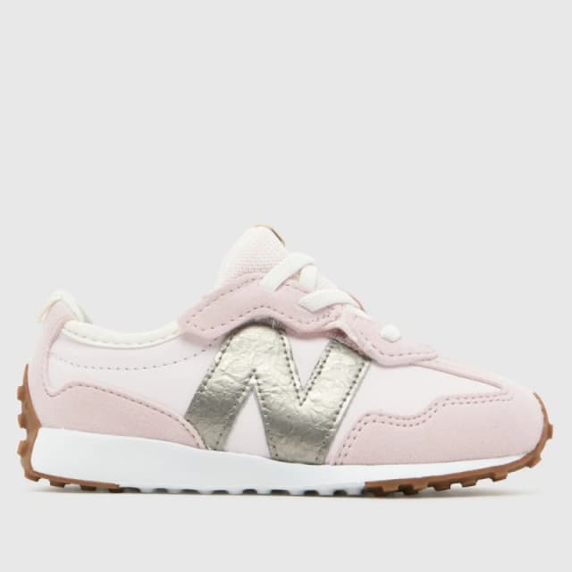 New Balance Pink 327 Girls Toddler Trainers Pink UK 9 (EU 26½)