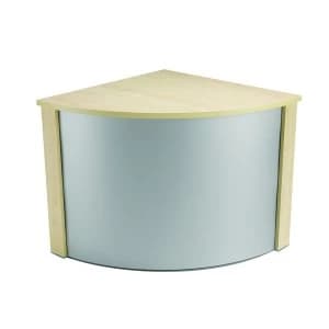 Jemini Ultra 90 Degree Corner Desk Warm Maple KF838408