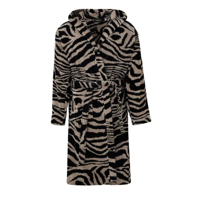 ROBERTO CAVALLI HOME Zebra Bathrobe - Grey Grey S