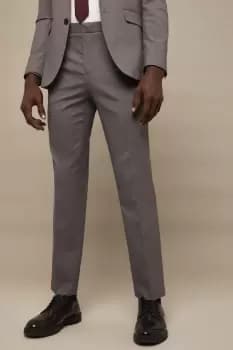 Plus And Tall Tailored Grey Essential Trousers