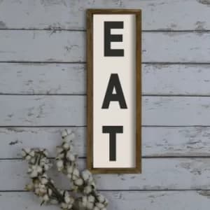 KZM347 Brown White Black Decorative Framed MDF Painting