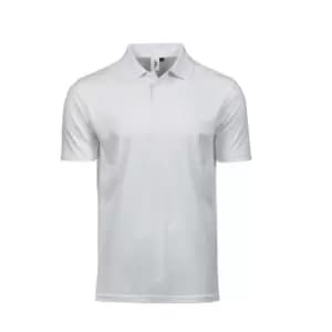 Tee Jays Mens Power Polo Shirt (4XL) (White)