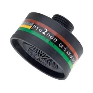 Scott Safety Pro 2000 GF32 A2B2E2K2 Gas Filter 40mm Thread Black