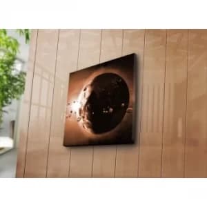 4545K-17 Multicolor Decorative Canvas Painting