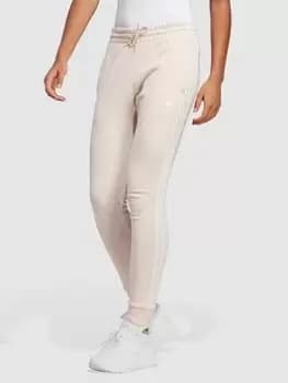 adidas Sportswear 3 Stripe Jogger - Beige, Beige, Size XS, Women