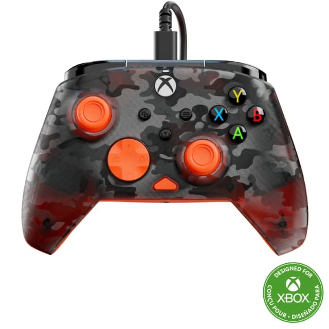 TURTLE BEACH Rematch Coreu0026tradeController for Xbox & PC - Camo Orange 840454400038