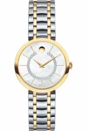 Ladies Movado 1881 Automatic Diamond Watch 0606921