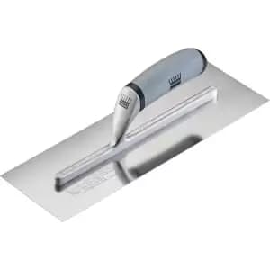 Ragni R618S-14HL Stainless Steel Part Worn Finishing Trowel - 14"