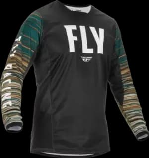 FLY Racing Kinetic Wave Jersey Black Rum 2XL