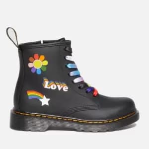 Dr. Martens Kids 1460 Hydro Pride Leather Boots - UK 10 Kids
